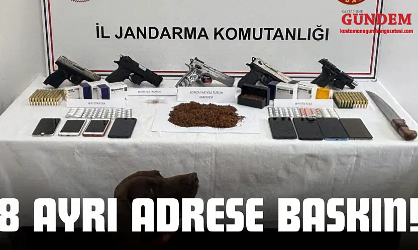 8 Ayrı Adrese Baskın!