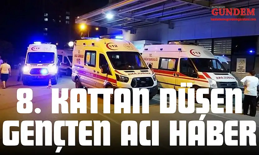 8. Kattan Düşen Gençten Acı Haber