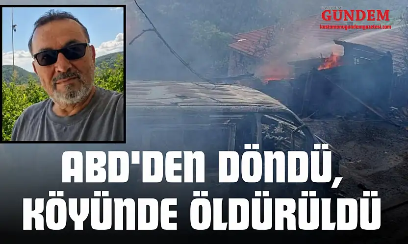 ABD'den Döndü, Köyünde Öldürüldü