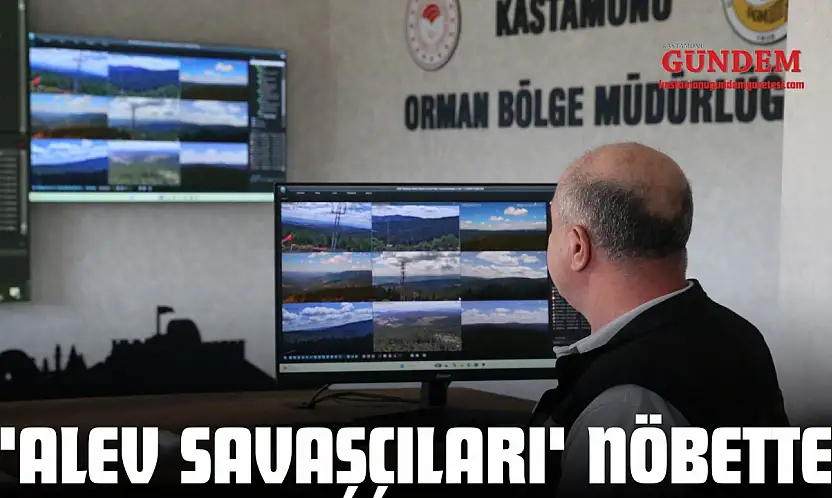 'Alev Savaşçıları' Nöbette