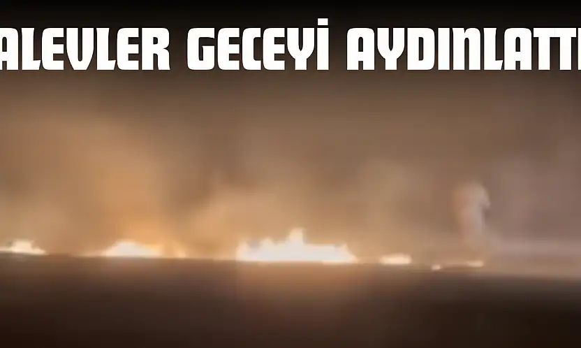 Alevler Geceyi Aydınlattı