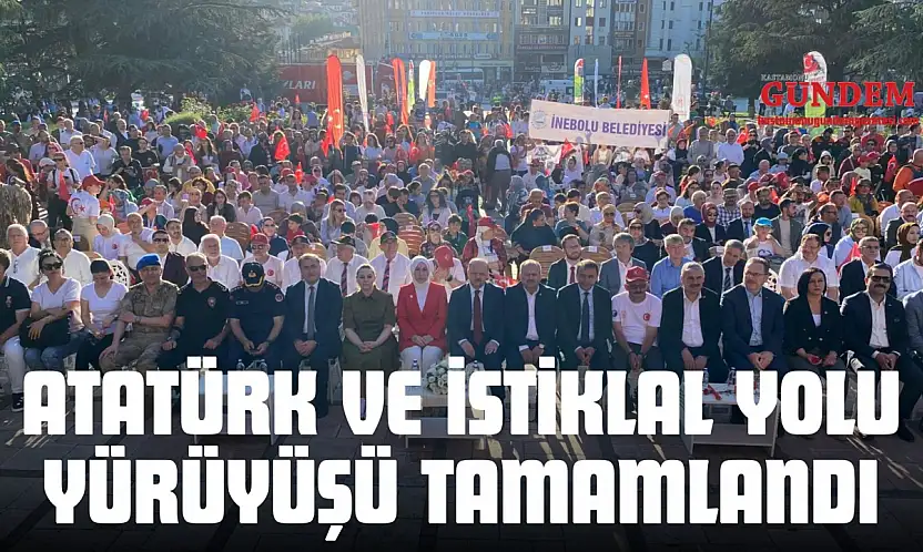 Atatürk Ve İstiklal Yolu Yürüyüşü Tamamlandı