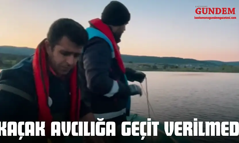 Beyler Barajı'nda Kaçak Avcılığa Geçit Verilmedi