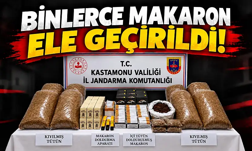 Binlerce Makaron Ele Geçirildi!