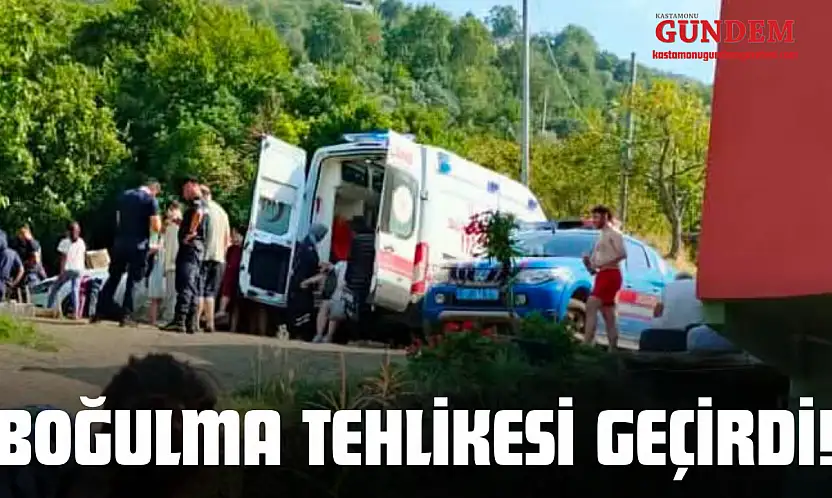 Boğulma Tehlikesi Geçirdi!