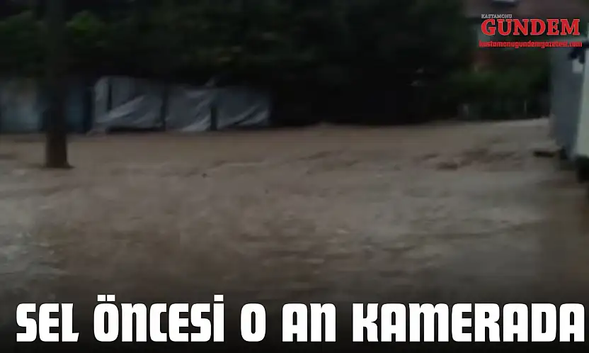 Cide'de Sel Öncesi O An Kamerada