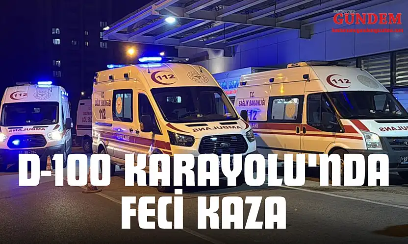 D-100 Karayolu'nda Feci Kaza: 5 Yaralı