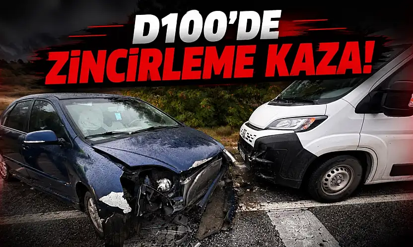 D100'de Zincirleme Kaza!