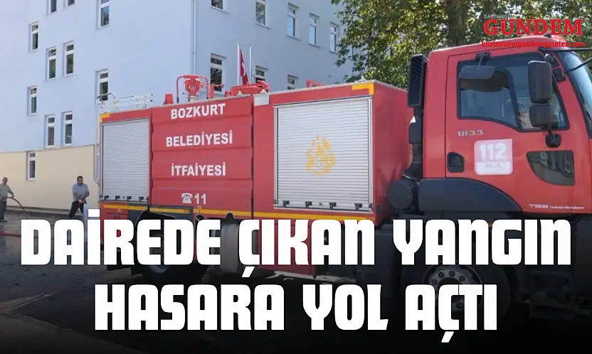 Dairede Çıkan Yangın Hasara Yol Açtı