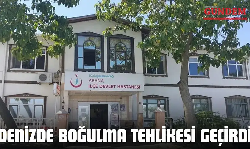 Denizde Boğulma Tehlikesi Geçirdi