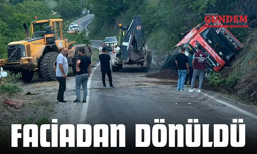 Doğanyurt Yolunda Faciadan Dönüldü