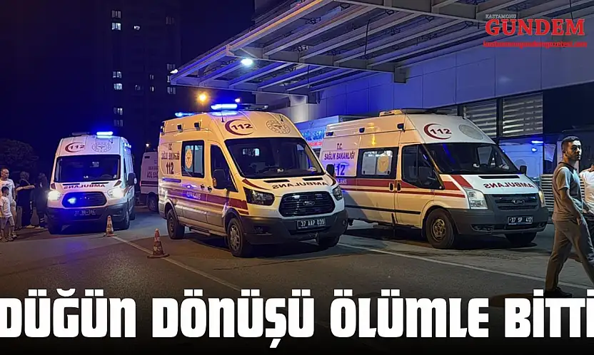 Düğün Dönüşü Ölümle Bitti