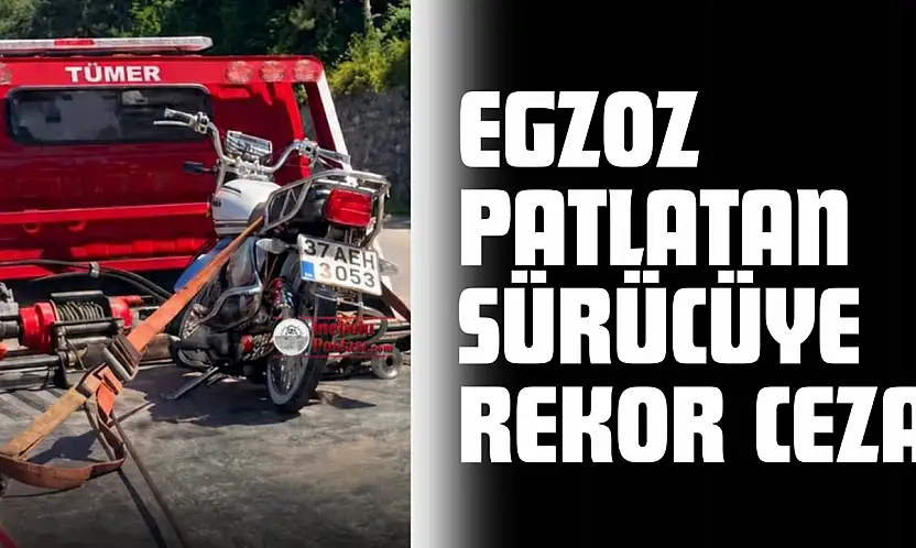 Egzoz Patlatarak Çevreyi Rahatsız Etti, 253 Bin Lira Ceza Yedi