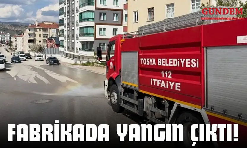 Fabrikada Yangın Çıktı!