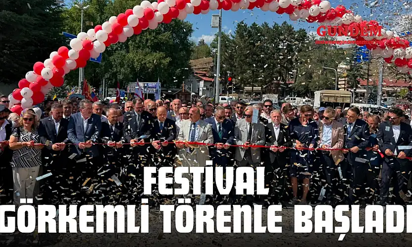 Festival Görkemli Törenle Başladı
