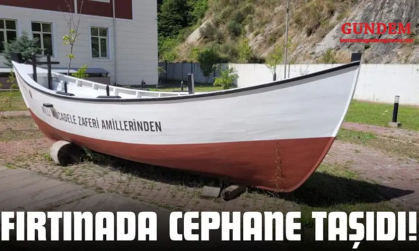 Fırtınada Cephane Taşıdı! O Kayık İnebolu'da Sergileniyor
