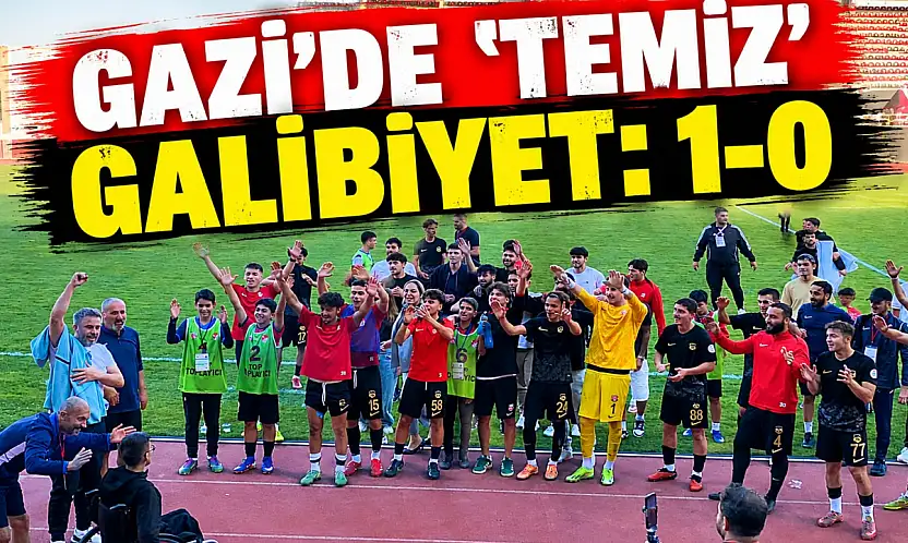 Gazi'de 'Temiz' Galibiyet: 1-0