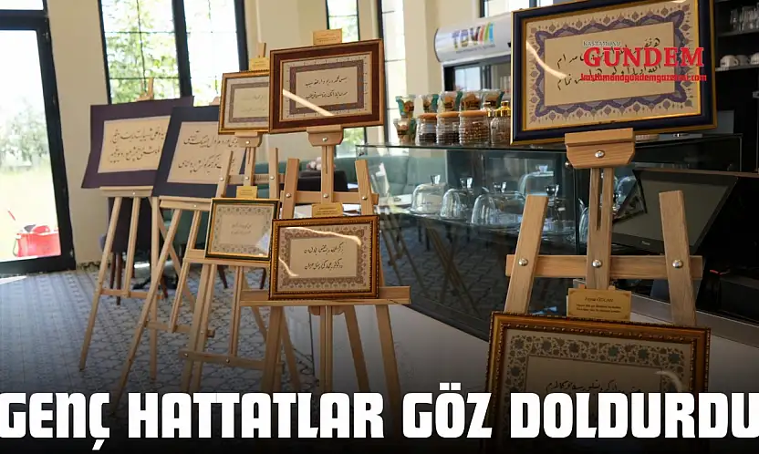 Genç Hattatlar Göz Doldurdu