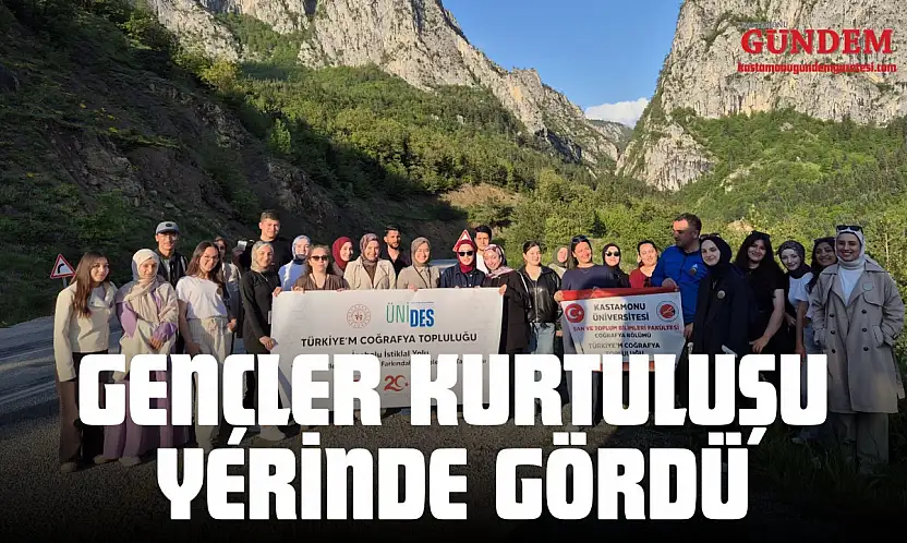 Gençler Kurtuluşu Yerinde Gördü