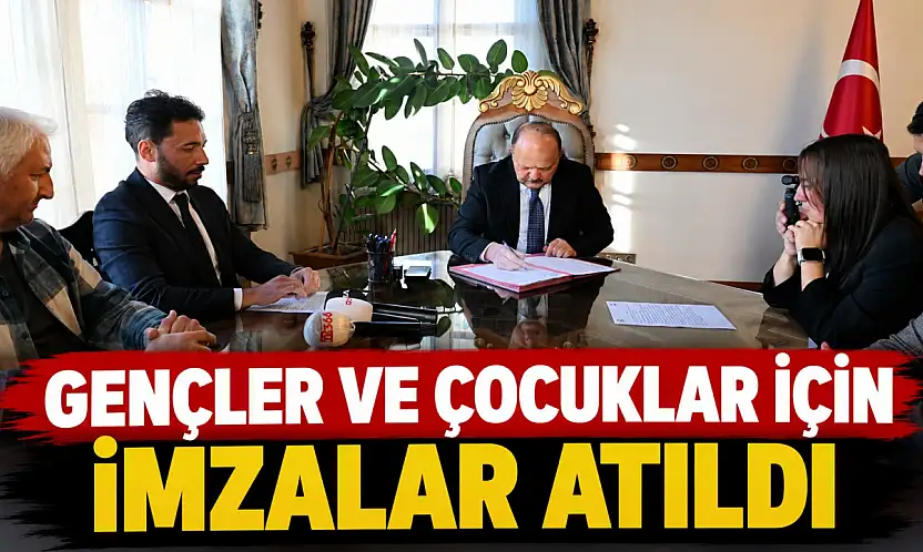 Gençler Ve Çocuklar İçin İmzalar Atıldı