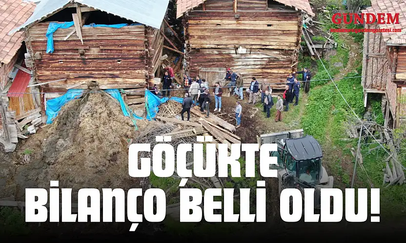 Göçükte Bilanço Belli Oldu: 1 Kişi Hayatını Kaybetti, 94 Hayvan Telef Oldu