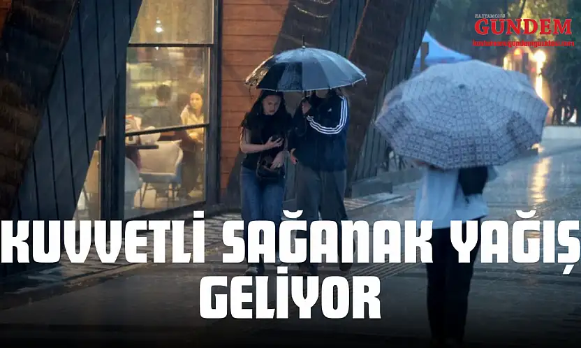 Gök Gürültülü Sağanak Uyarısı Yapıldı