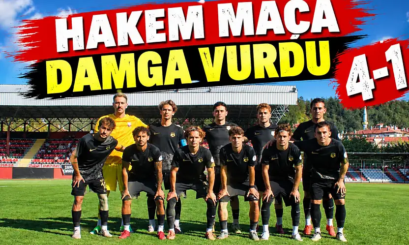 Hakem Maça Damga Vurdu: 4-1