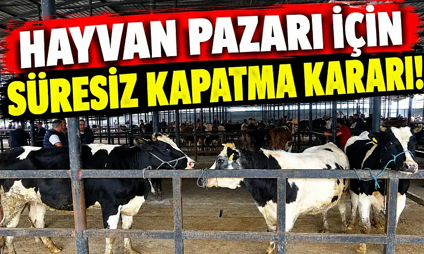 Hayvan Pazarı İçin Süresiz Kapatma Kararı!