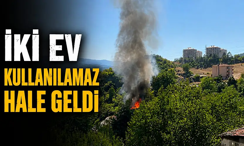 İki Ev Kullanılamaz Hale Geldi