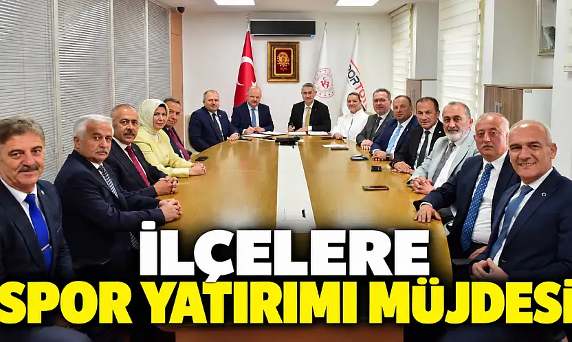 İlçelere Spor Yatırımı Müjdesi