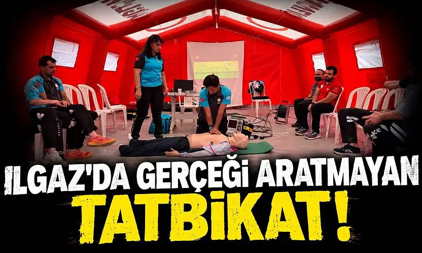 Ilgaz'da Gerçeği Aratmayan Tatbikat!