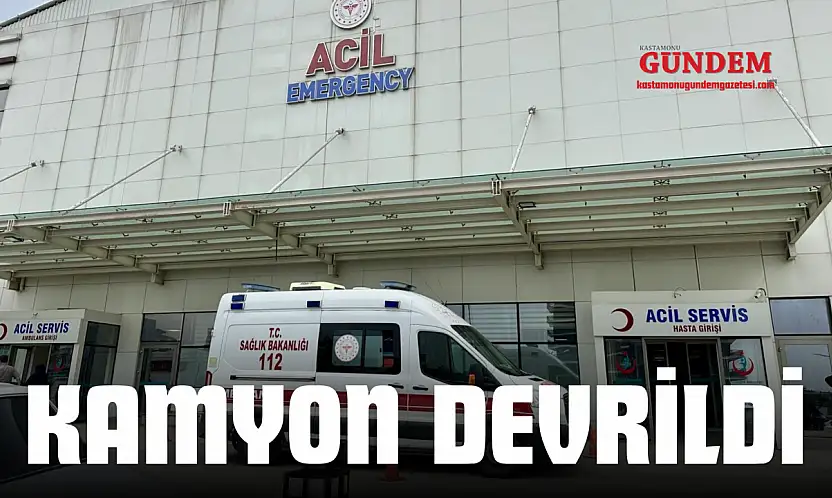 Kamyon Devrildi