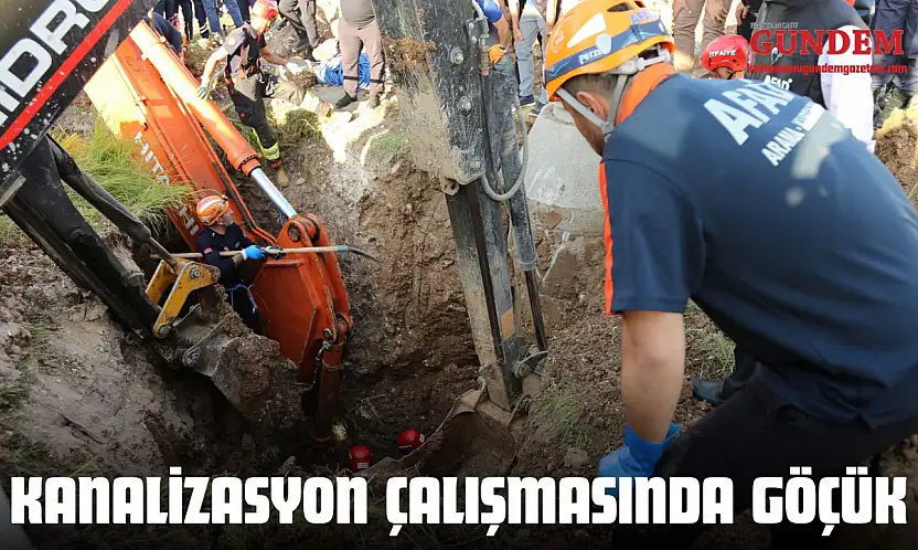 Kanalizasyon Çalışmasında Göçük: İşçi Toprak Altında