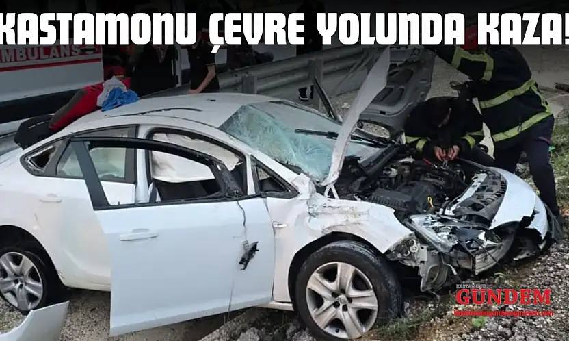 Kastamonu Çevre Yolunda Kaza!