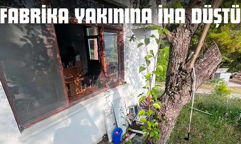 Kastamonu'da Fabrika Yakınına İHA Düştü