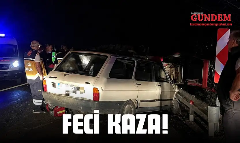 Kastamonu'da Feci Kaza!