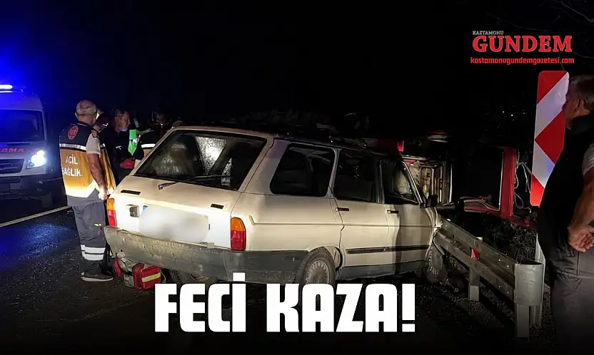 Kastamonu'da Feci Kaza!
