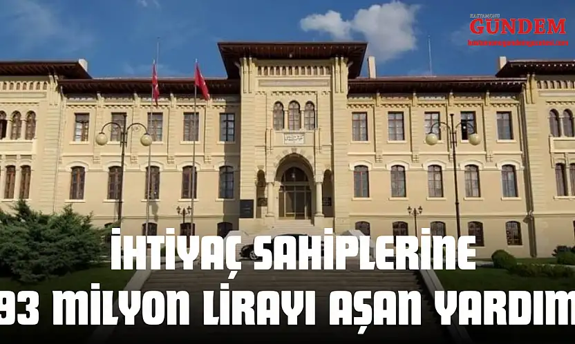Kastamonu'da İhtiyaç Sahiplerine 93 Milyon Lirayı Aşan Yardım