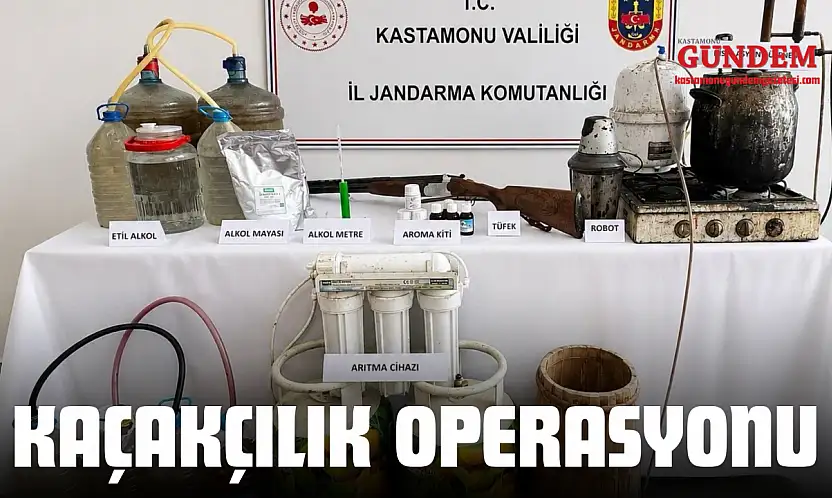Kastamonu'da Kaçakçılık Operasyonu