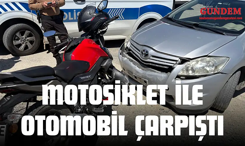 Kastamonu'da Motosiklet İle Otomobil Çarpıştı: 2 Yaralı