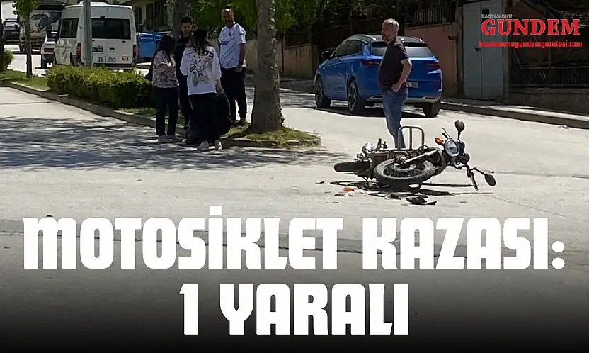 Kastamonu'da Motosiklet Kazası: 1 Yaralı