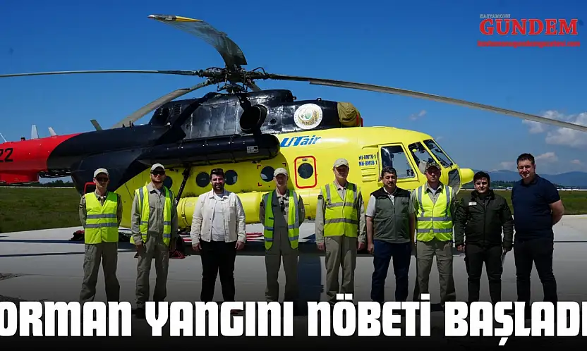 Kastamonu'da Orman Yangını Nöbeti Başladı