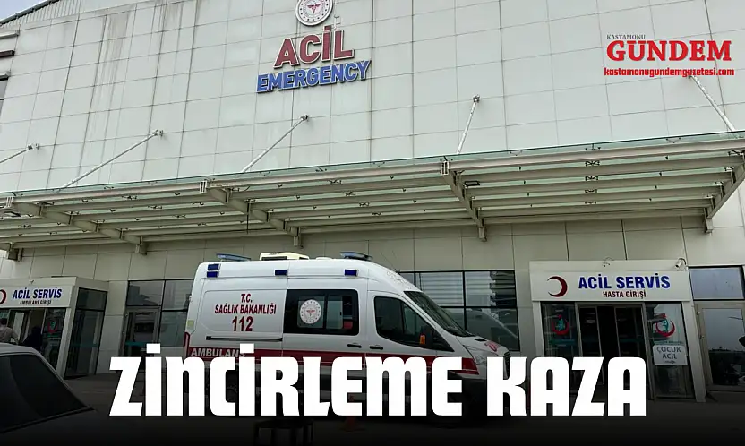 Kastamonu'da Zincirleme Kaza