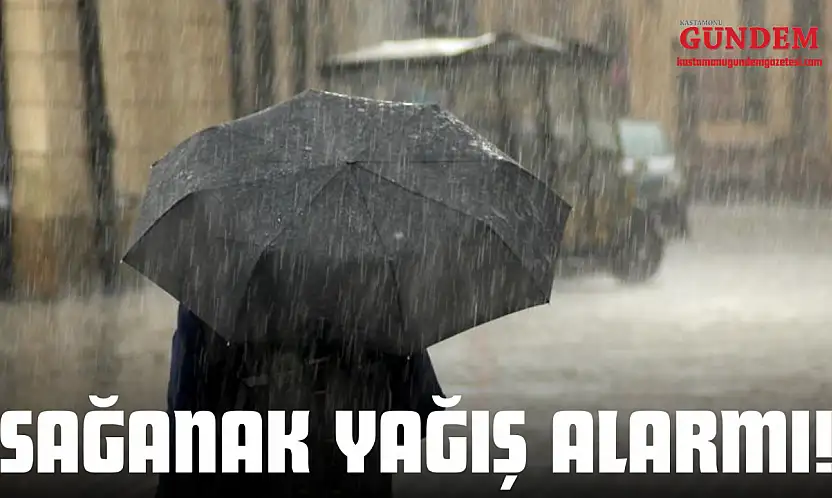 Sağanak Yağış Alarmı!