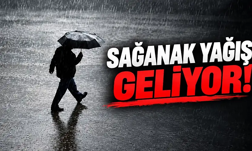 Kastamonu'ya Sağanak Yağış Geliyor!