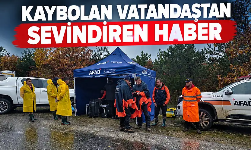 Kaybolan Vatandaştan Sevindiren Haber