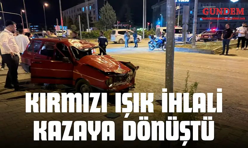 Kırmızı Işık İhlali Kazaya Dönüştü: Genç Sürücü Ağır Yaralı