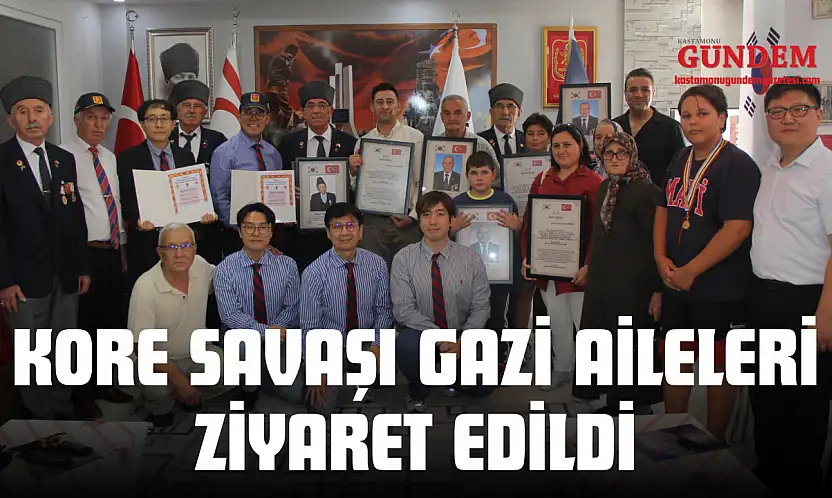 Kore Savaşı Gazi Aileleri Ziyaret Edildi