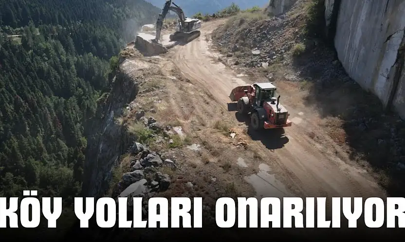Köy Yolları Onarılıyor
