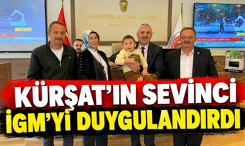 Kürşat'ın Sevinci İGM'yi Duygulandırdı